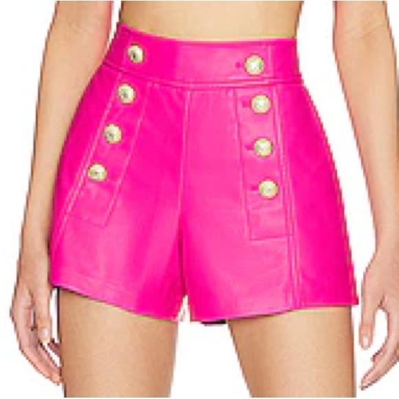 Generation Love Pants - Generation Love Vibrant Pink High Waist Shorts